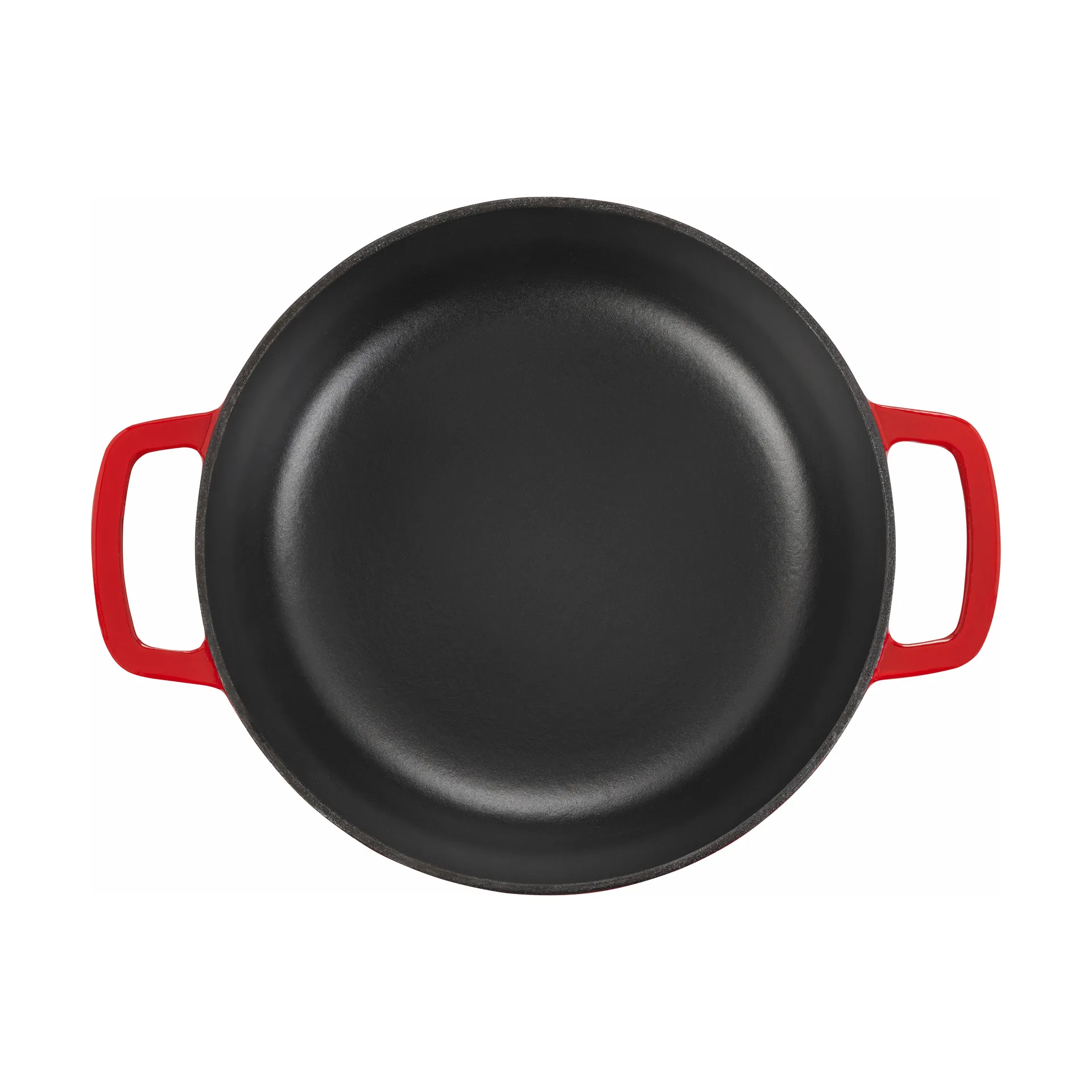 Casseruola smaltata in ghisa Combekk Ø32 cm, Ciliegia con manopola argento Combekk