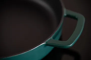 Padella smaltata in ghisa Combekk Ø24 cm - Verde agrifoglio - Combekk