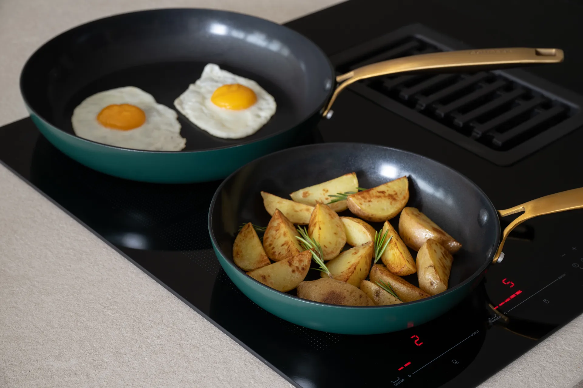 Set padelle 2 pezzi Combekk Element, Verde agrifoglio Combekk