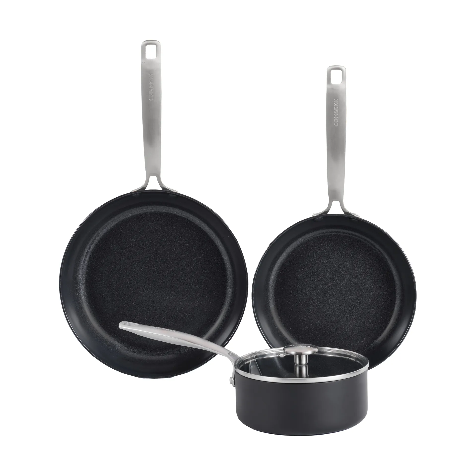 Set pentole e padelle 4 pezzi Combekk Element, Nero Combekk