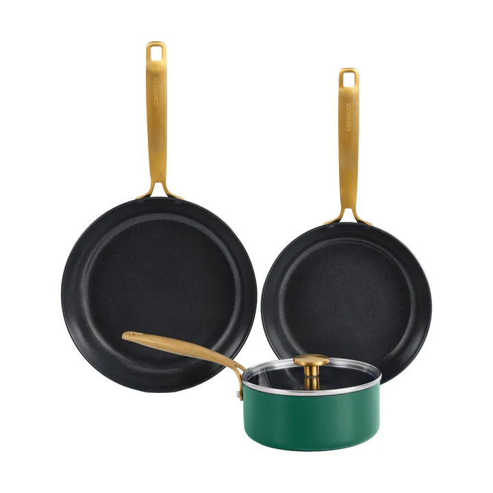 Set pentole e padelle 4 pezzi Combekk Element - Verde agrifoglio - Combekk