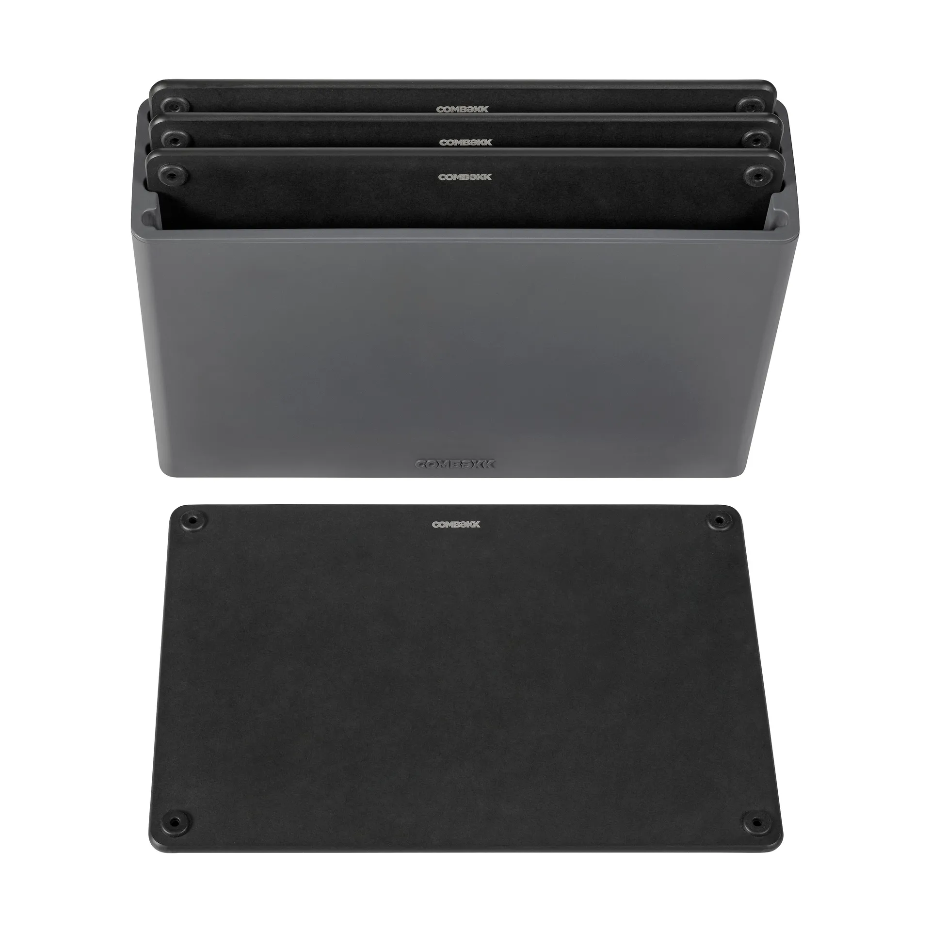 Tagliere 5 pezzi Combekk, Nero-nero Combekk