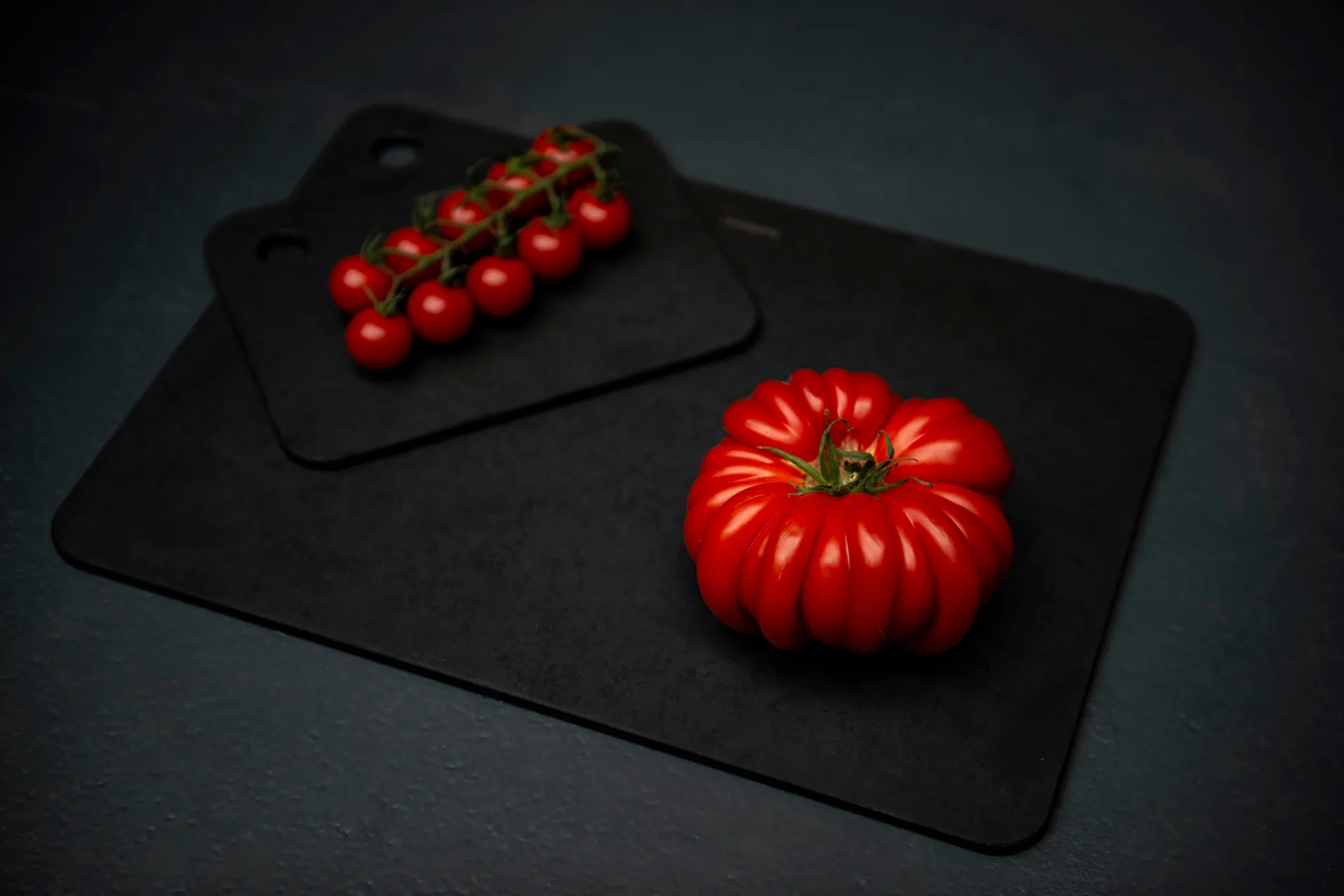 Tagliere in legno 2 pezzi Combekk, Nero Combekk