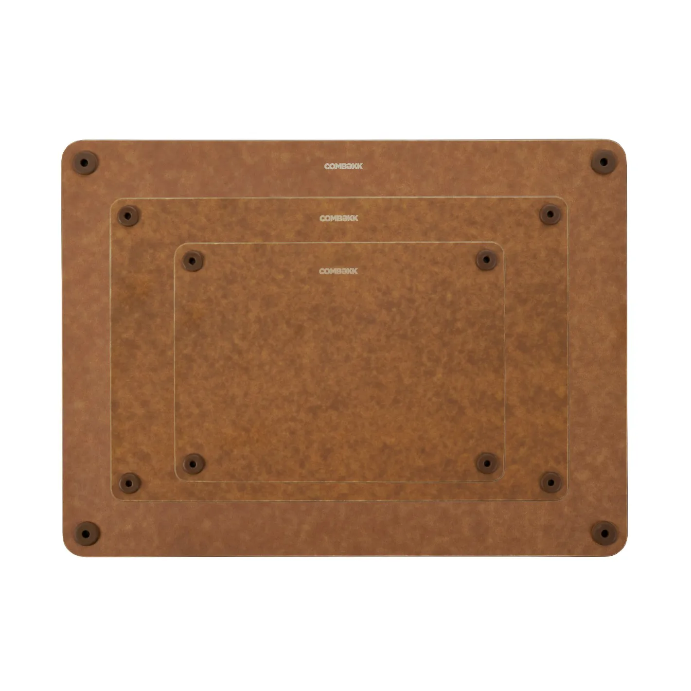 Tagliere in legno 3 pezzi Combekk, Marrone Combekk