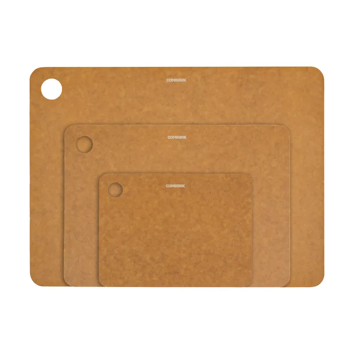 Tagliere in legno 3 pezzi Combekk - Marrone - Combekk