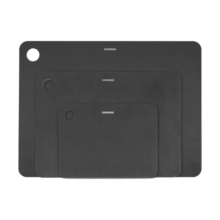 Tagliere in legno 3 pezzi Combekk - Nero - Combekk