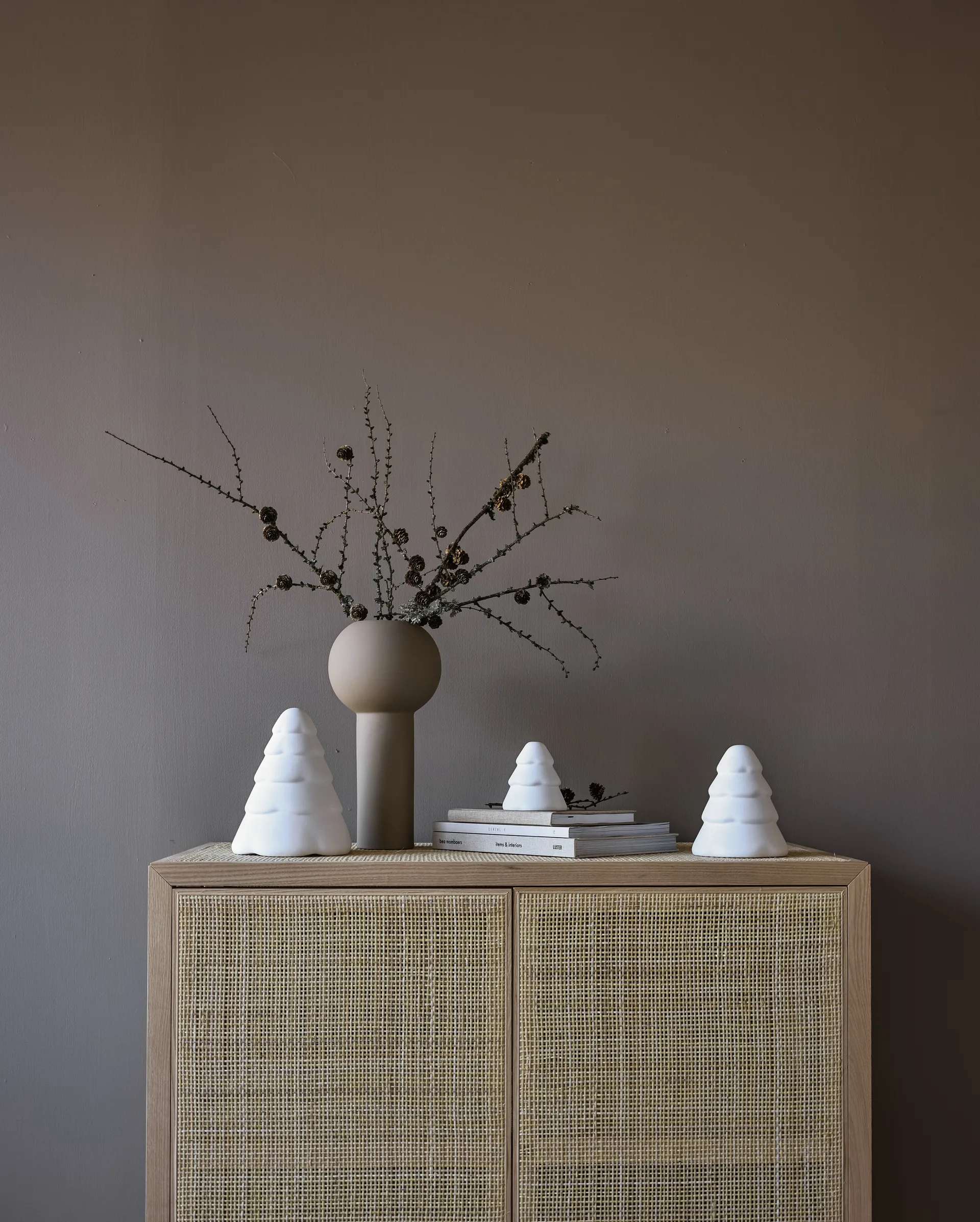 Albero di Natale Snowy, 15 cm, White Cooee Design