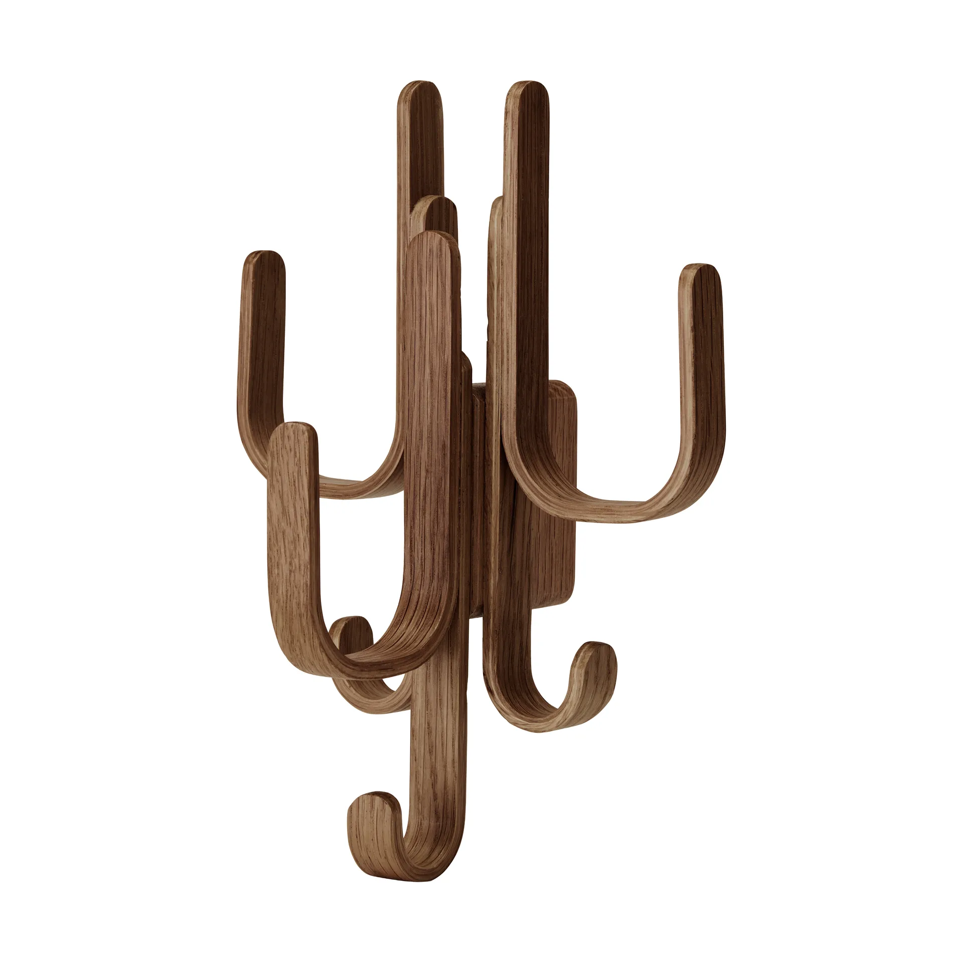 Appendiabiti ad albero Woody, Rovere tinto scuro Cooee Design