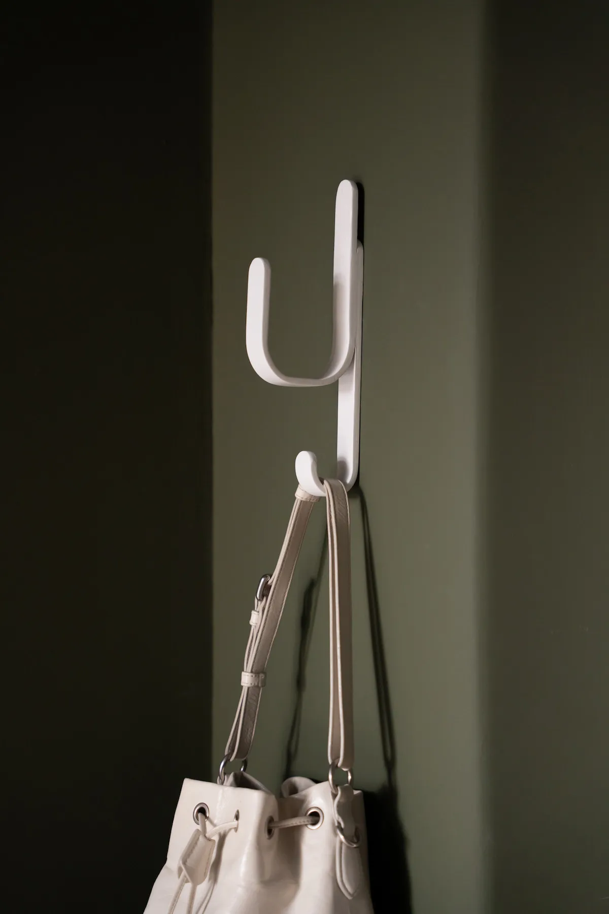 Appendiabiti Woody One, Bianco Cooee Design