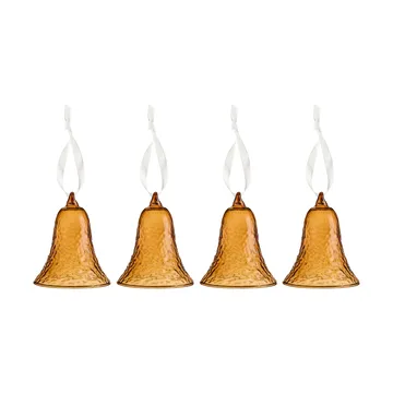 Campana Gry bell 8 cm confezione da 4 - Cognac - Cooee Design