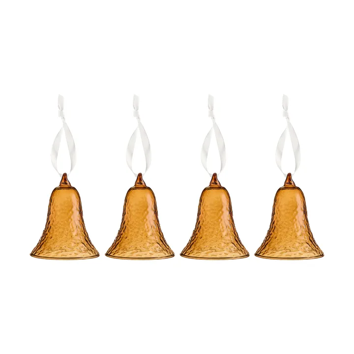 Campana Gry bell 8 cm confezione da 4 - Cognac - Cooee Design