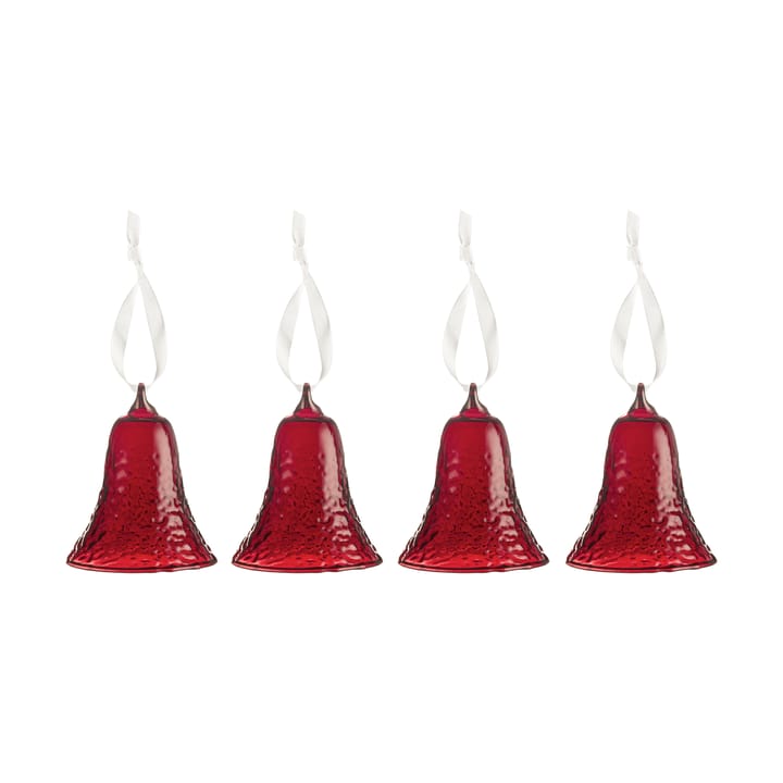 Campana Gry bell 8 cm - Rosso intenso - Cooee Design
