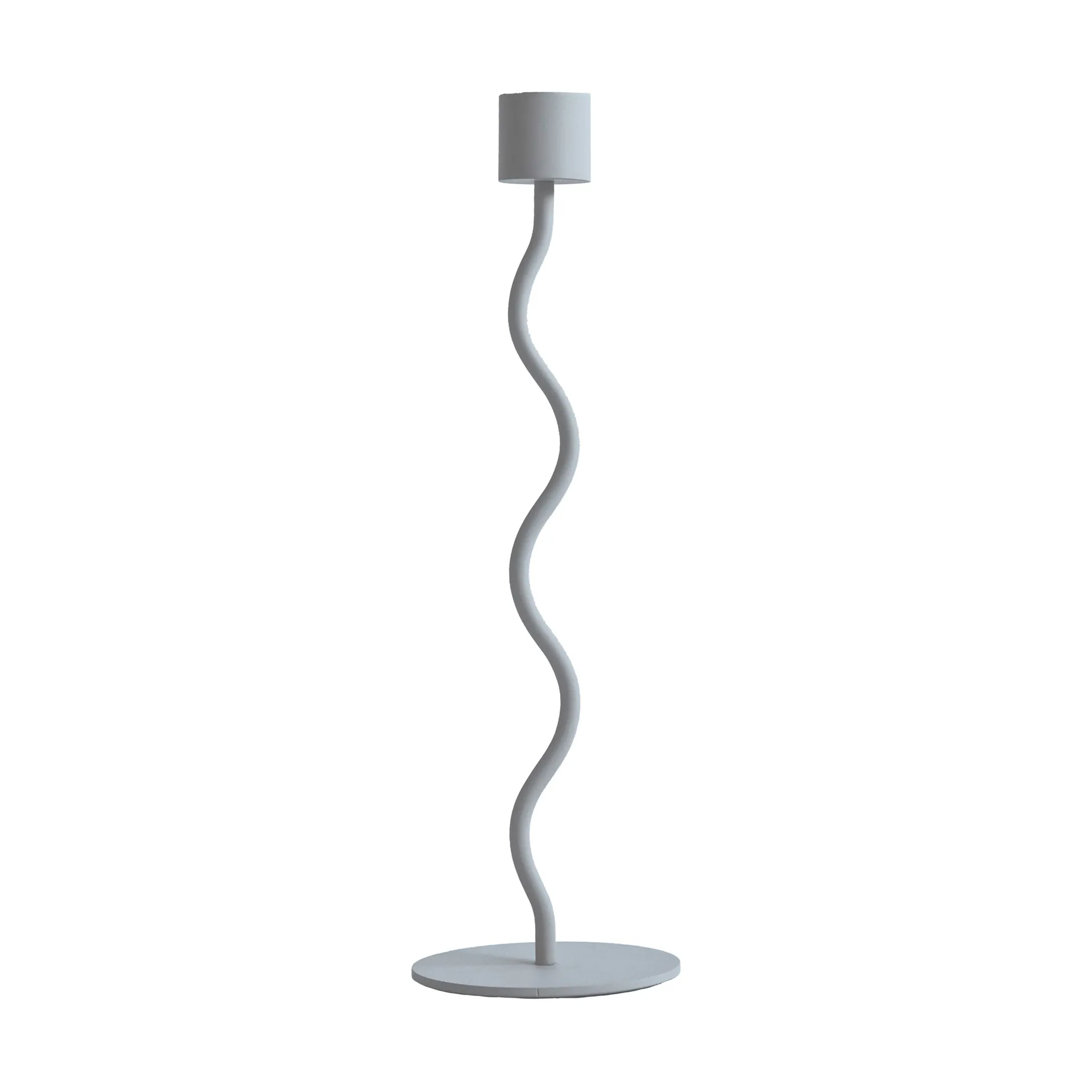 Candeliere ricurvo 26 cm, Azzurro pallido Cooee Design