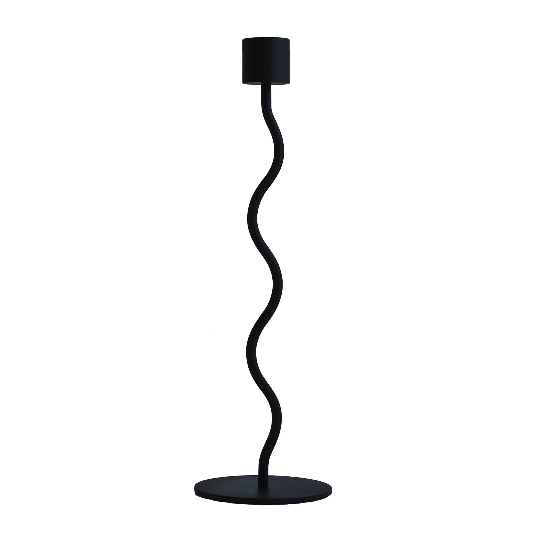 Candeliere ricurvo 26 cm, Black Cooee Design