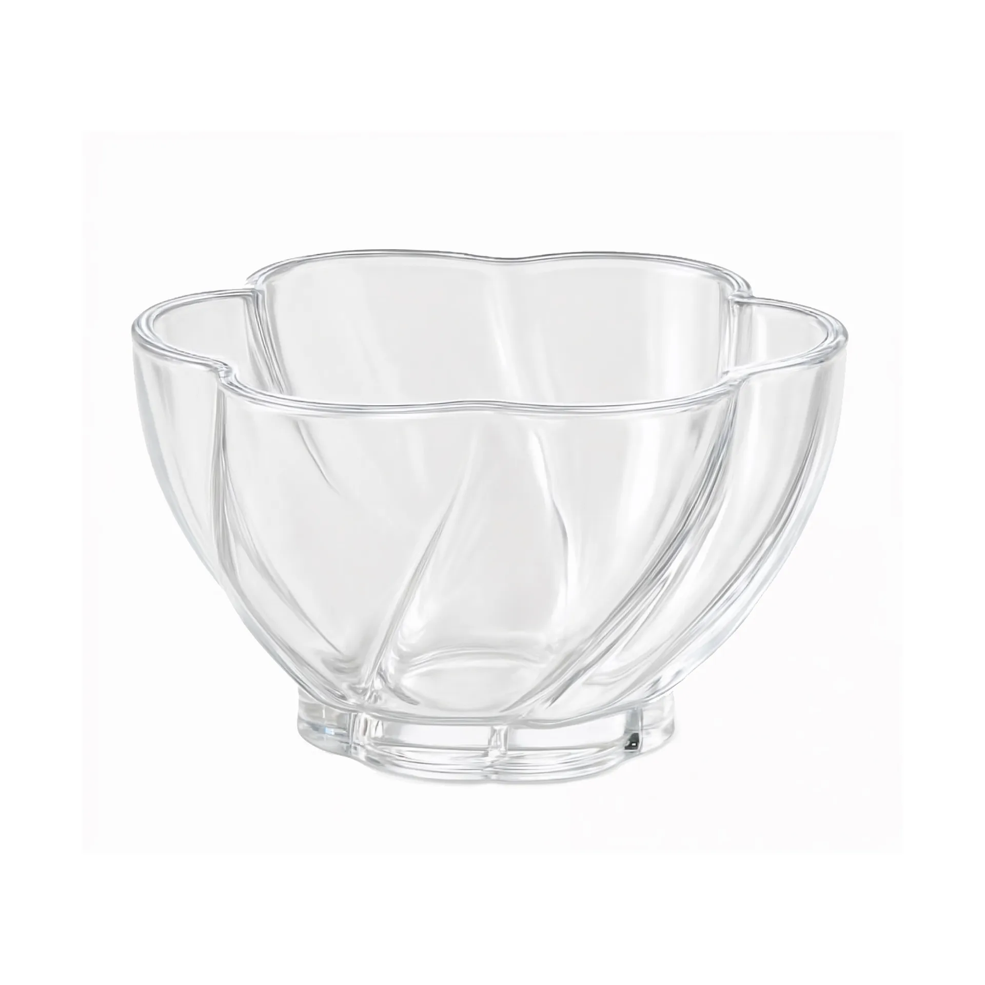 Ciotola Twist tealight Ø10x5,5 cm, Trasparente Cooee Design