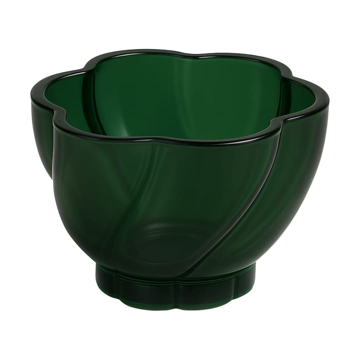 Ciotola Twist tealight Ø10x5,5 cm - Verde foresta - Cooee Design