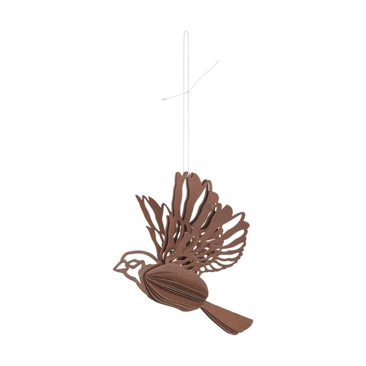 Decorazione a forma di uccello di carta - Caffè - Cooee Design