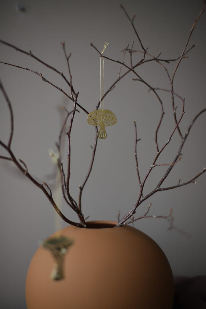Decorazione Fungi da appendere, confezione da 4, Brass Cooee Design