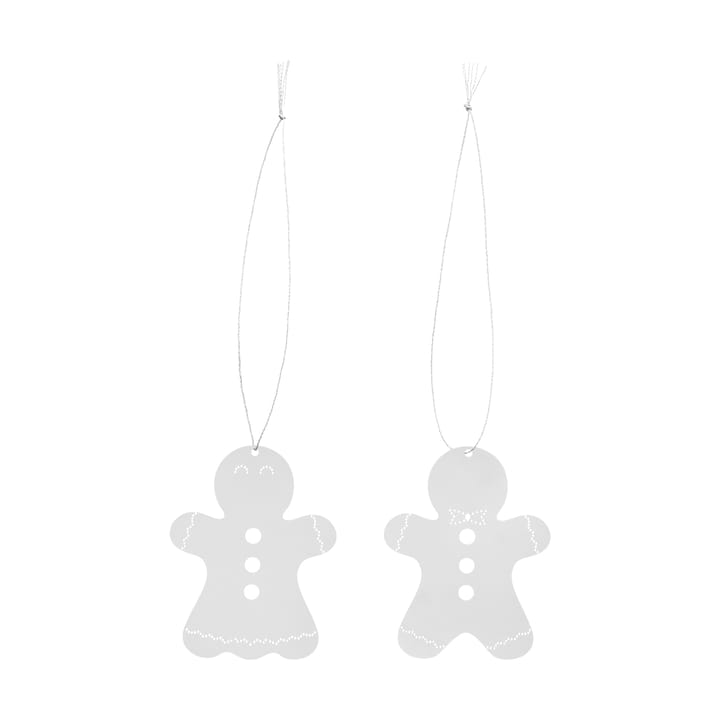 Decorazione natalizia pan di zenzero 6 cm - Acciaio inossidabile - Cooee Design
