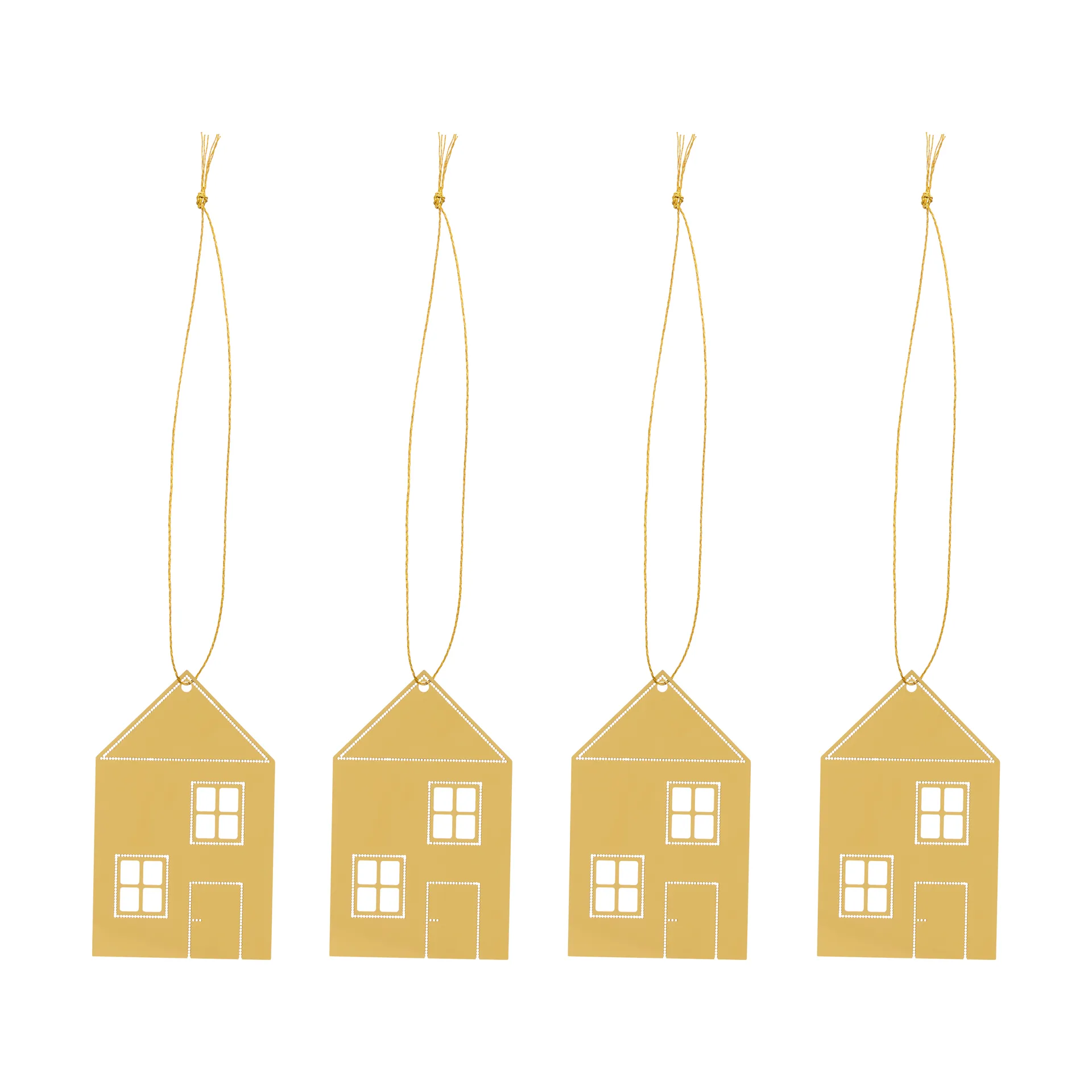 Decorazione natalizia Town House 6 cm, Ottone Cooee Design