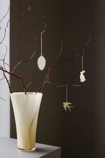 Decorazione pasquale uccello 4 pezzi - Light yellow - Cooee Design