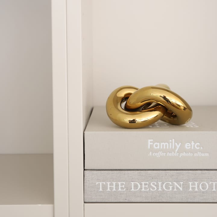 Decorazione piccola Knot Table, oro Cooee Design