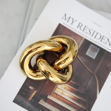 Decorazione piccola Knot Table - oro - Cooee Design