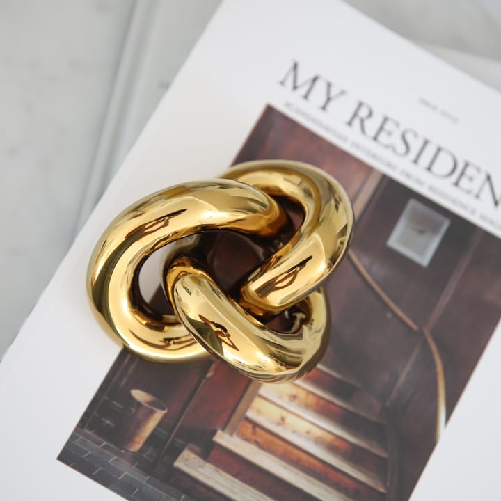 Decorazione piccola Knot Table, oro Cooee Design
