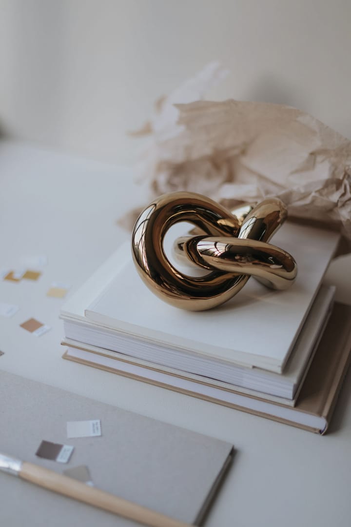 Decorazione piccola Knot Table, oro Cooee Design