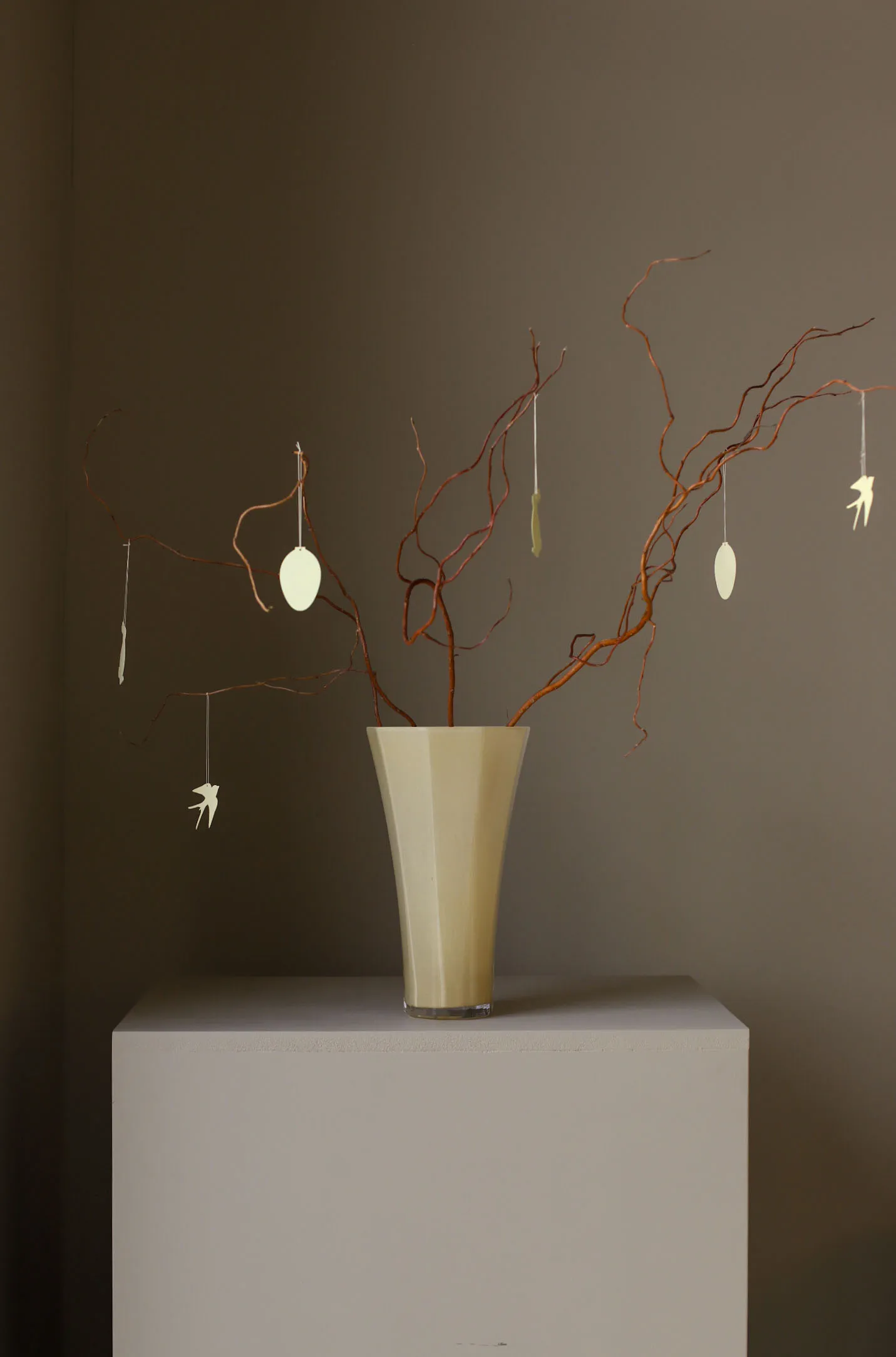 Decorazioni di Pasqua uova decorazione pasquale set da 4, Light yellow Cooee Design