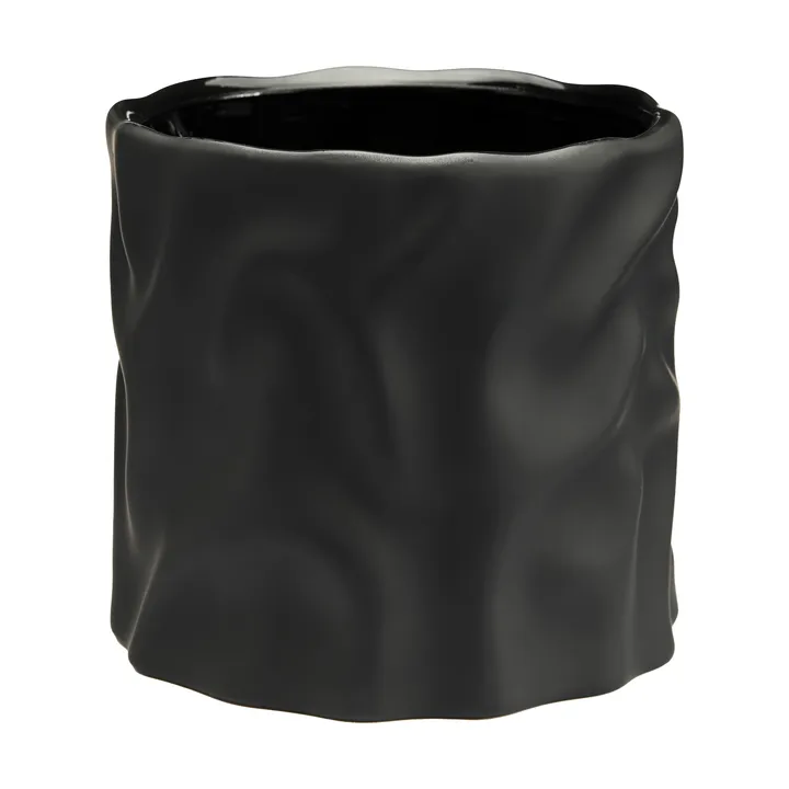 Drift desert vaso per piante - Nero, medium Ø17,5 cm - Cooee Design