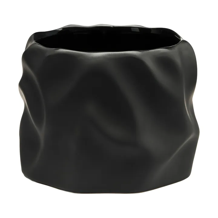Drift desert vaso per piante - Nero, small Ø15 cm - Cooee Design