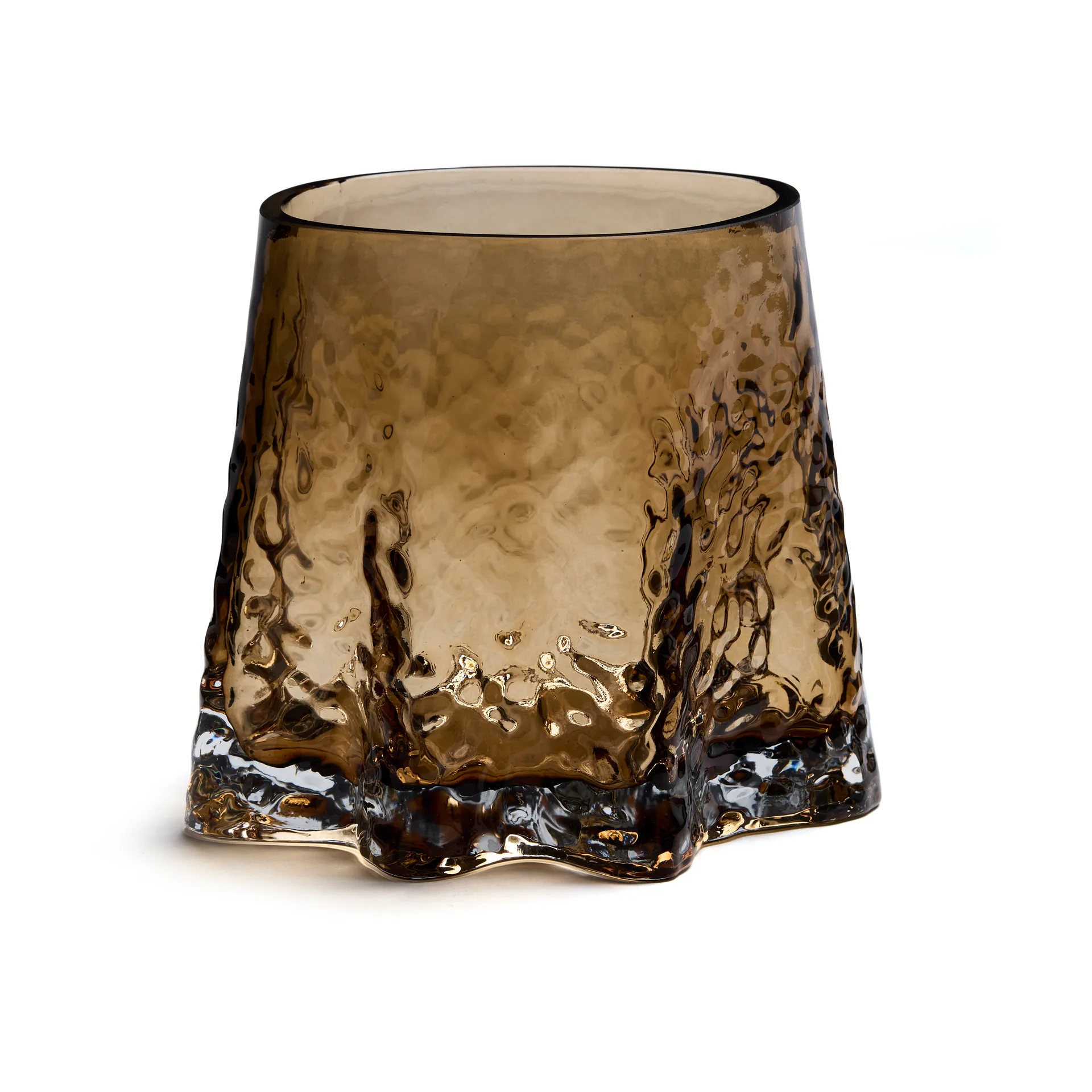 Gry Portacandela Ø17 cm, Cognac Cooee Design