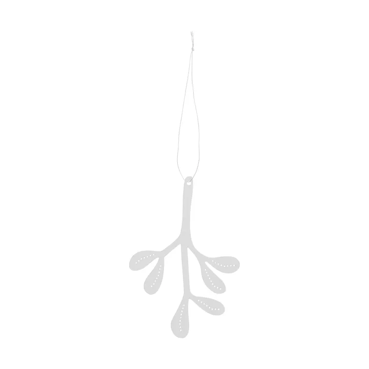 Mistletoe decorazione natalizia 2 pezzi - Acciaio inossidabile, 12 cm - Cooee Design
