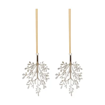 Mistletoe decorazione natalizia 2 pezzi - Acciaio inox, 20 cm - Cooee Design