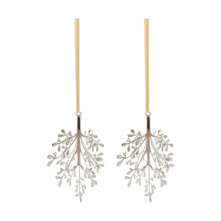 Mistletoe decorazione natalizia 2 pezzi - Acciaio inox, 20 cm - Cooee Design