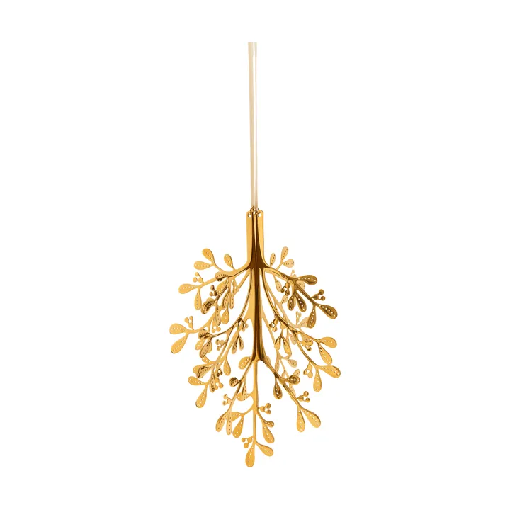 Mistletoe decorazione natalizia 2 pezzi - Ottone, 29 cm - Cooee Design