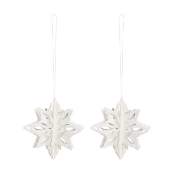 Pendente decorativo Paper Nova star confezione da 2 - Naturale - Cooee Design