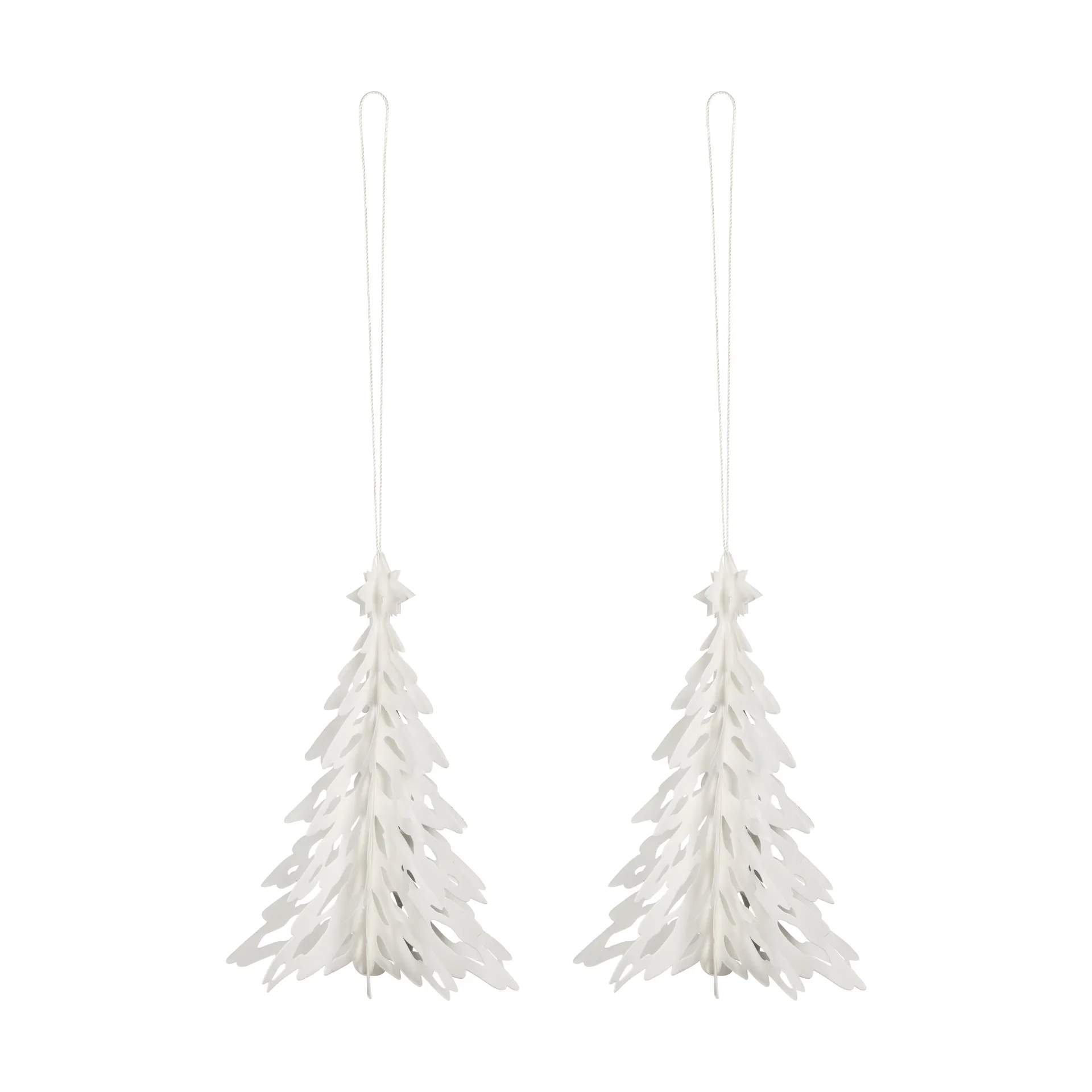 Pendente decorativo Paper Pinetree confezione da 2, Naturale Cooee Design