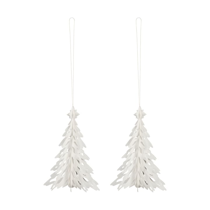 Pendente decorativo Paper Pinetree confezione da 2 - Naturale - Cooee Design