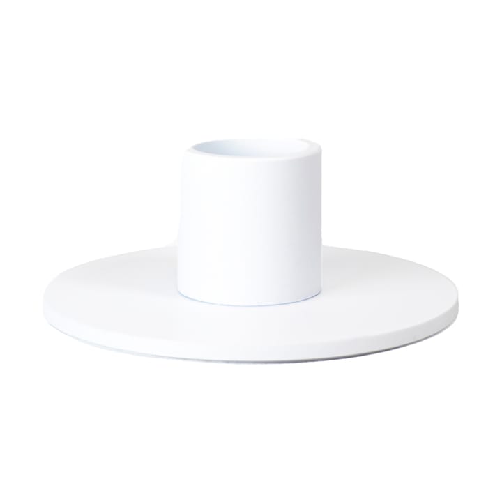 Portacandele basso Cooee 3 cm  - Bianco - Cooee Design