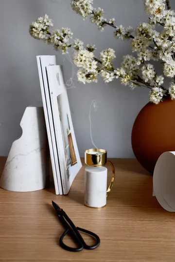 Portacandele Heavy - carrara - Cooee Design