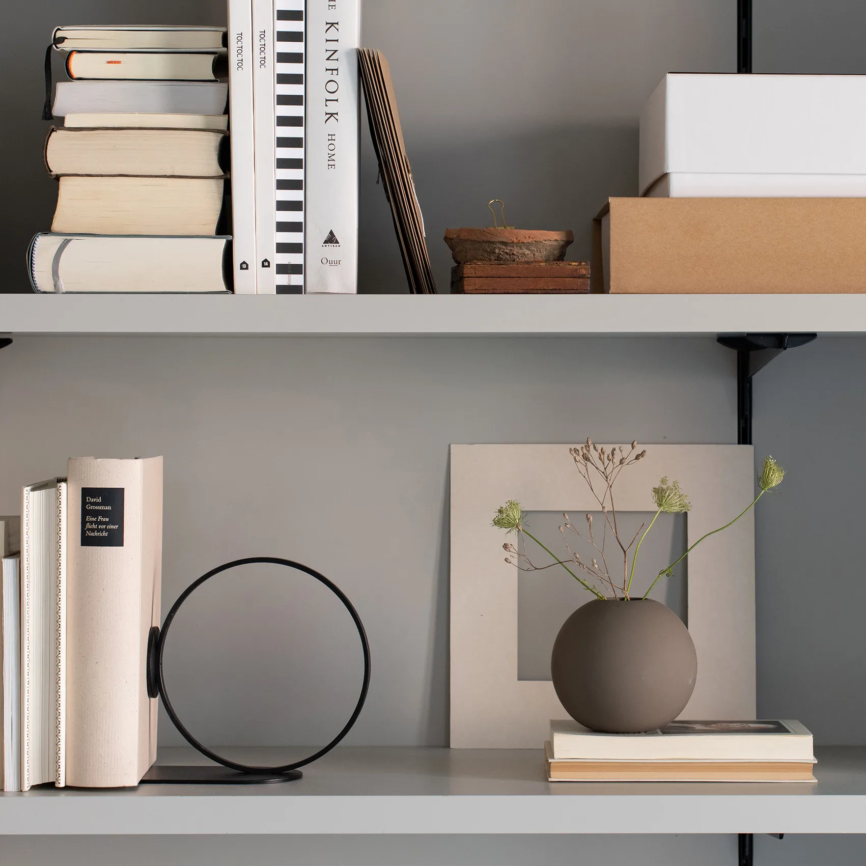 Reggilibro Book Ring 15 cm, nero Cooee Design