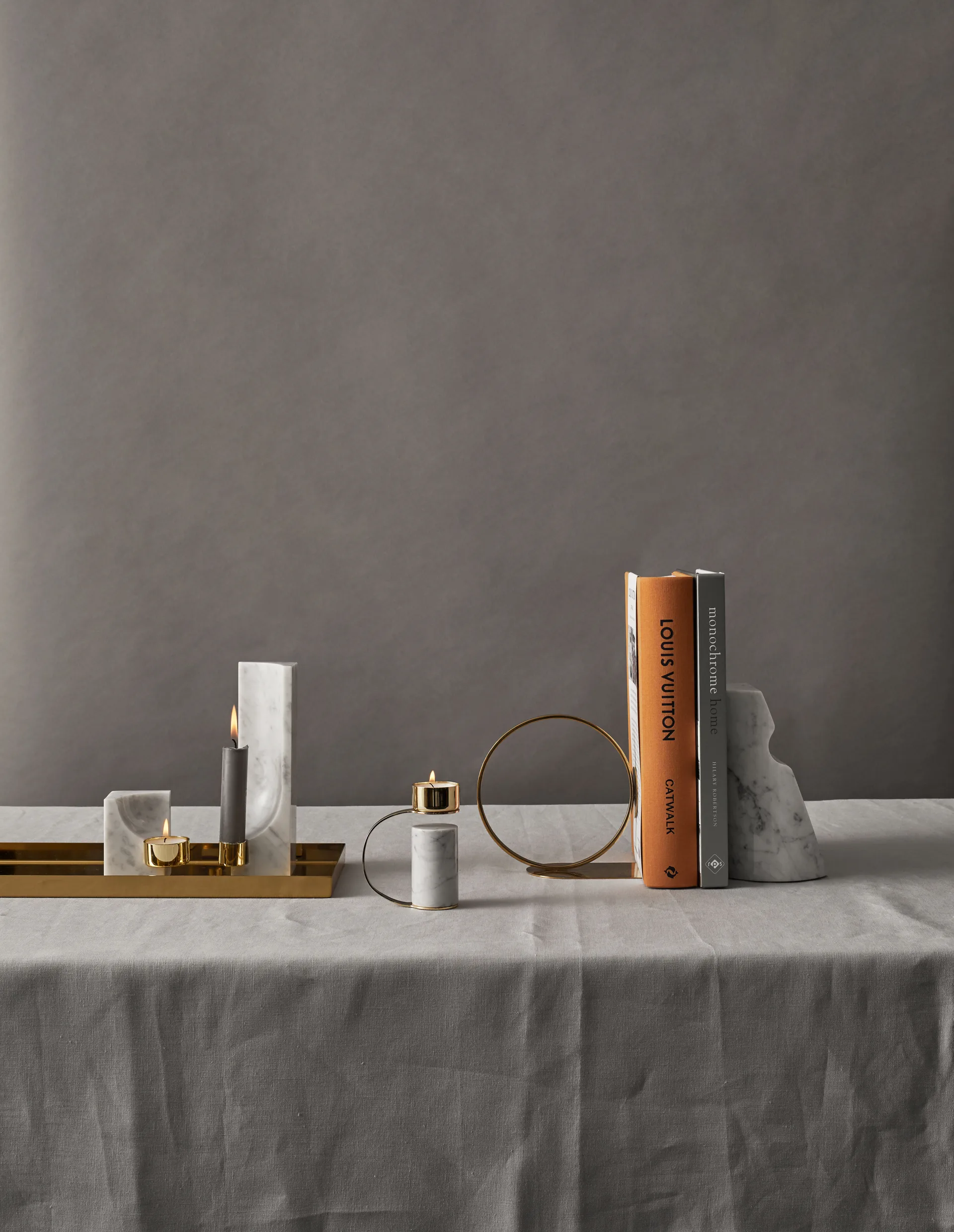 Reggilibro Book Ring 15 cm, ottone Cooee Design