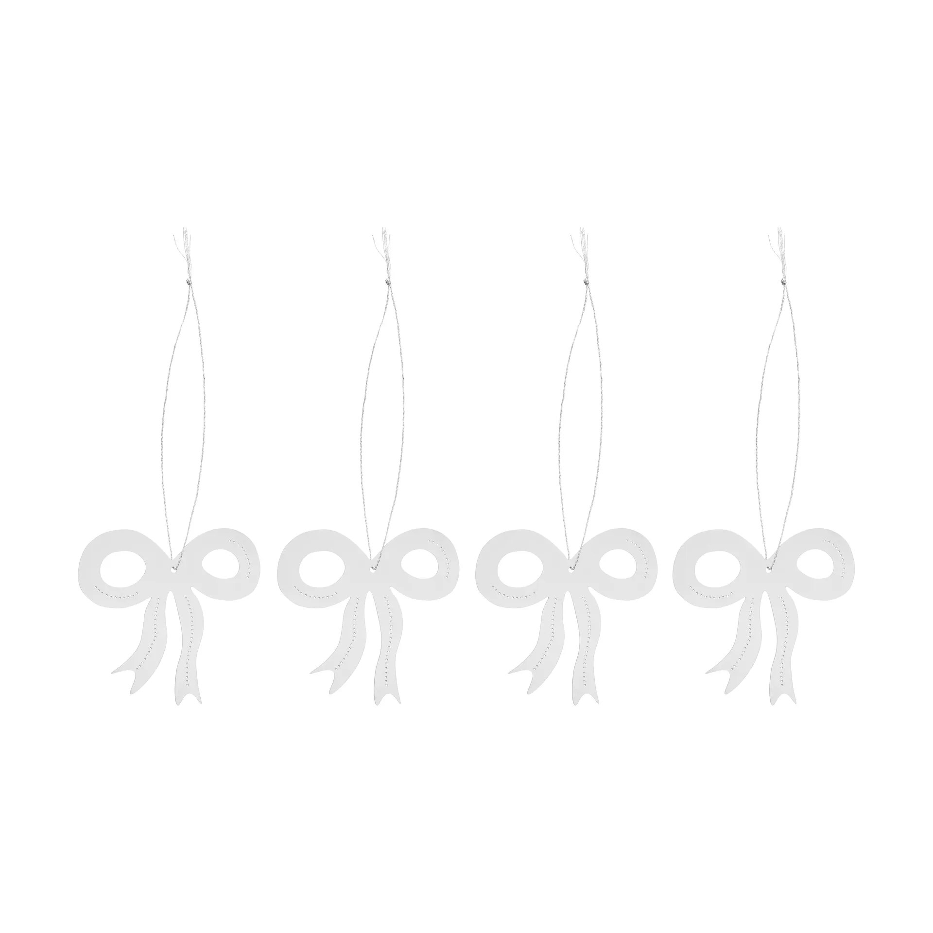 Rosetta decorativa natalizia 6 cm, Acciaio inossidabile Cooee Design