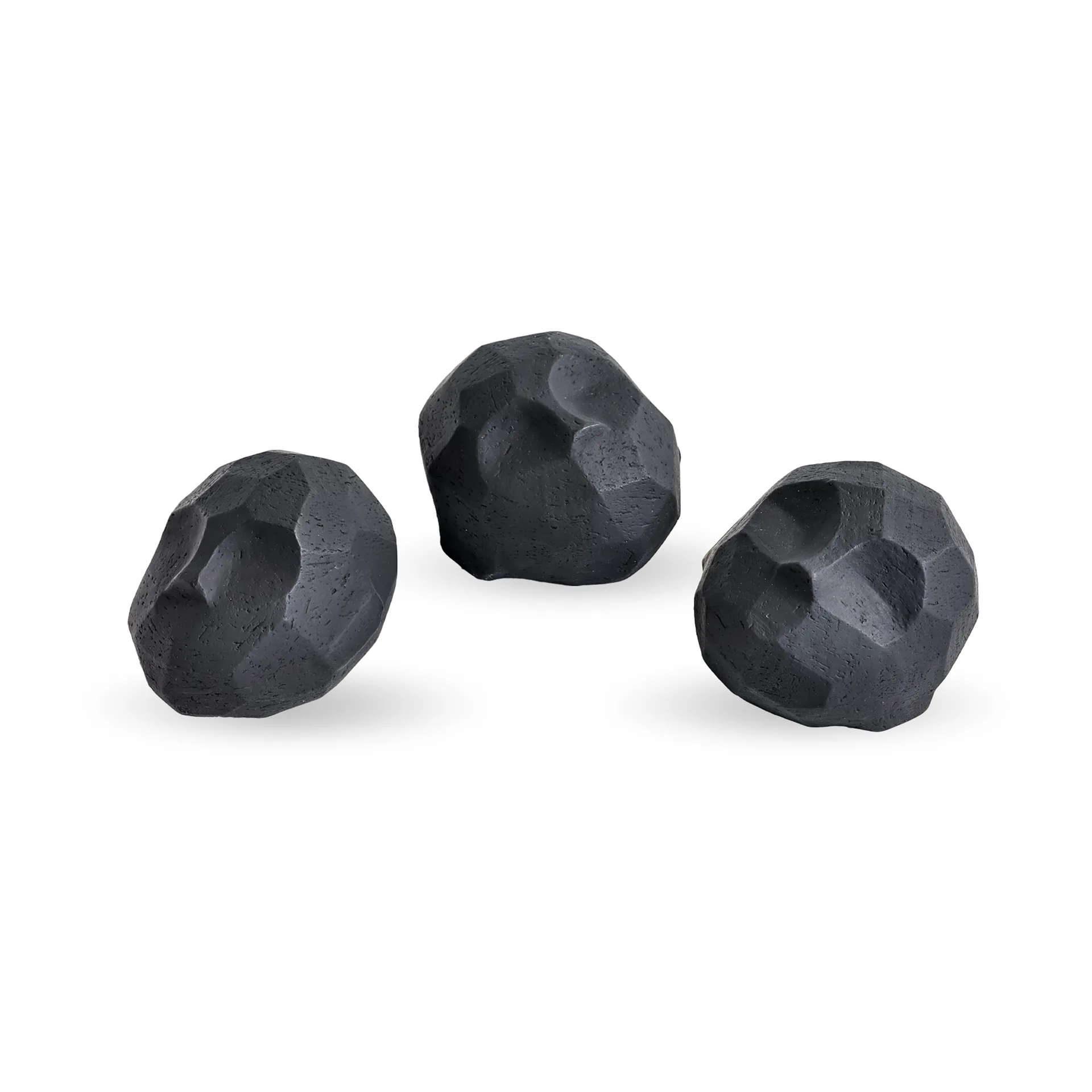 Sculture testa Pebble confezione da 3, Coal Cooee Design