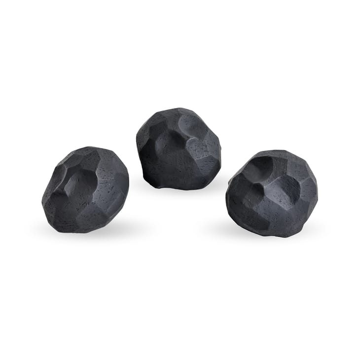 Sculture testa Pebble confezione da 3 - Coal - Cooee Design