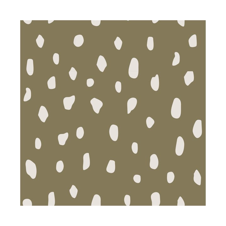 Tovaglioli Dots 33x33 cm confezione da 20 - Olive - Cooee Design