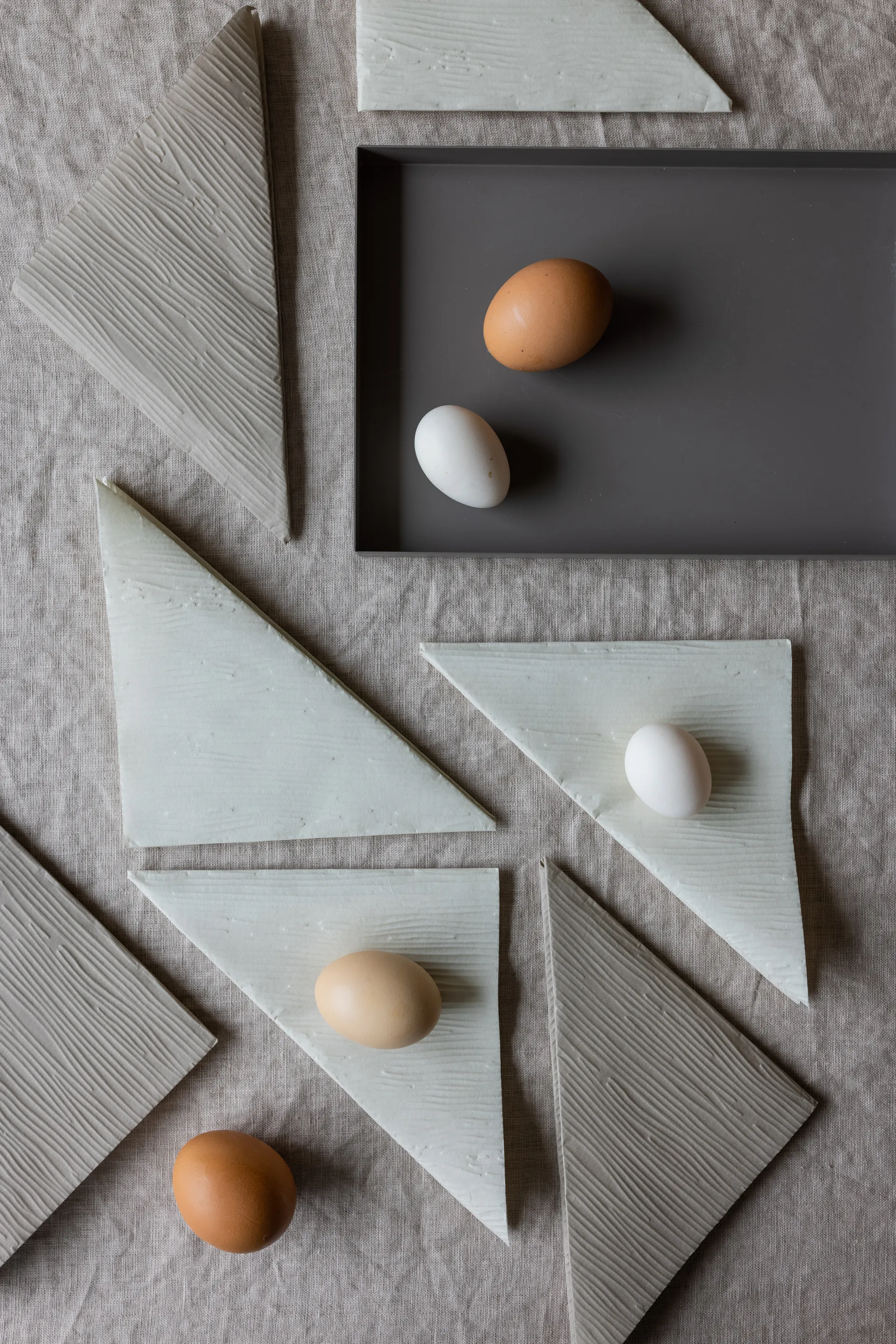 Tovaglioli Lines 33x33 cm confezione da 18, Sand Cooee Design