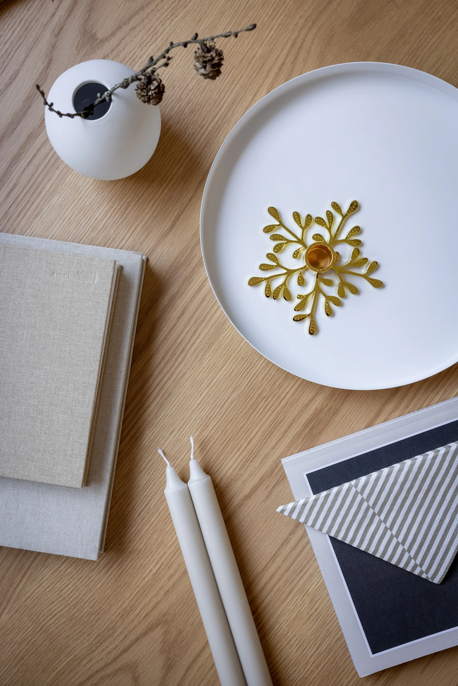 Tovagliolo Broken Lines 33x33 cm confezione da 20, Sand-white Cooee Design